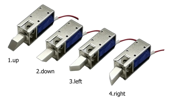 U1054-1D-B Depo Dolabı için Solenoid Kapı Kilidi 10mm Strok B Yalıtım Sınıfı Elektrokaplama