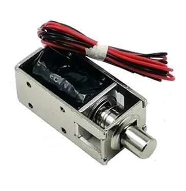 1054-4b DC 12/24 Volt Normalde Kapalı Mini İtme Çekme Solenoid Kilit Dolap İçin