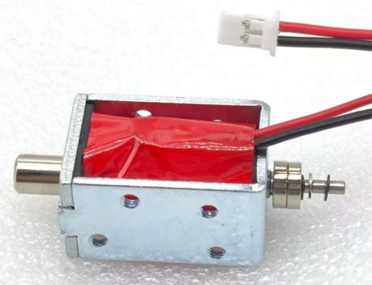 U0629 Açık çerçeve ve küçük mıknatıslar 24V DC itme çekme solenoid küçük boyutlu doğrusal hareket aktüatörü