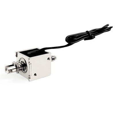 Solenoid Elektromanyet İtme Çekme Tipi U-0826B İtme Kuvveti Açık Çerçeve Doğrusal Solenoid Elektrik Mıknatıs Kaldırma Sucker