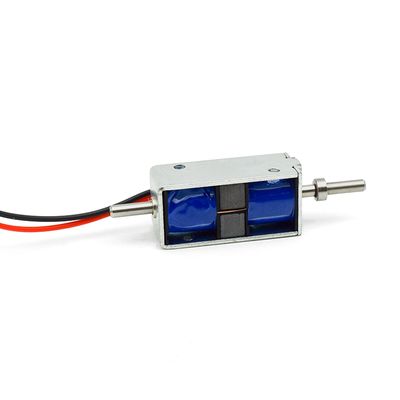 KS0735 Miniatür Dc 12v Doğrusal 24 Volt Bistable Kapatma Solenoid