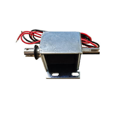 Uzun Vuruşlu Doğrusal Solenoid 24v Dc 45N Kuvvet Güçlü Çekme İtme Boru Tipi Solenoid Turnike İçin