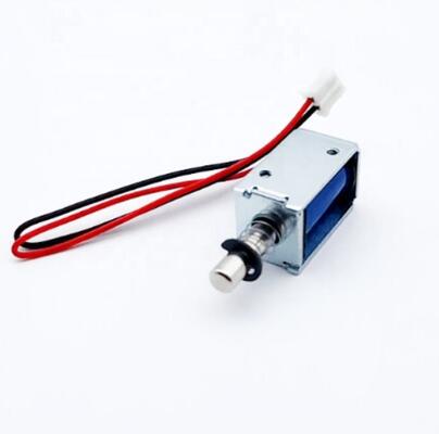 U1253 Açık Çerçeve Solenoid 12mm Uzun Storke İtmek Çekmek Solenoid