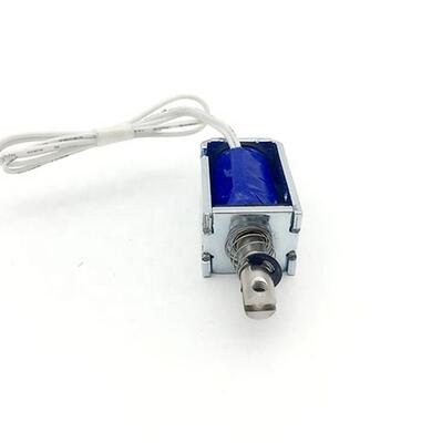 U1253 Açık Çerçeve Solenoid 12mm Uzun Storke İtmek Çekmek Solenoid