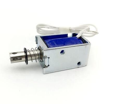 U1253 Açık Çerçeve Solenoid 12mm Uzun Storke İtmek Çekmek Solenoid